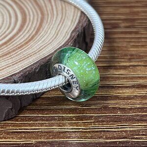 Murano Glass Tinker Bell's Signature Color Green Bead Charm